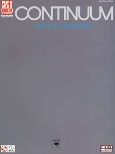 Continuum (Play It Like It Is Guitar): Songbook, Tabulatur: Guitar Recorded Versions: Guitar/ Vocal