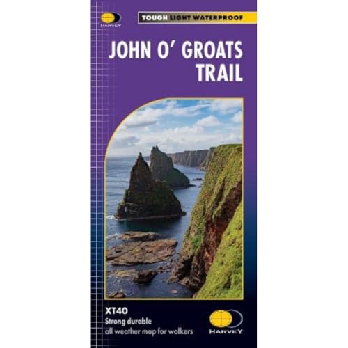 John O' Groats Trail (Trail Map XT40) von Harvey Map Services Ltd