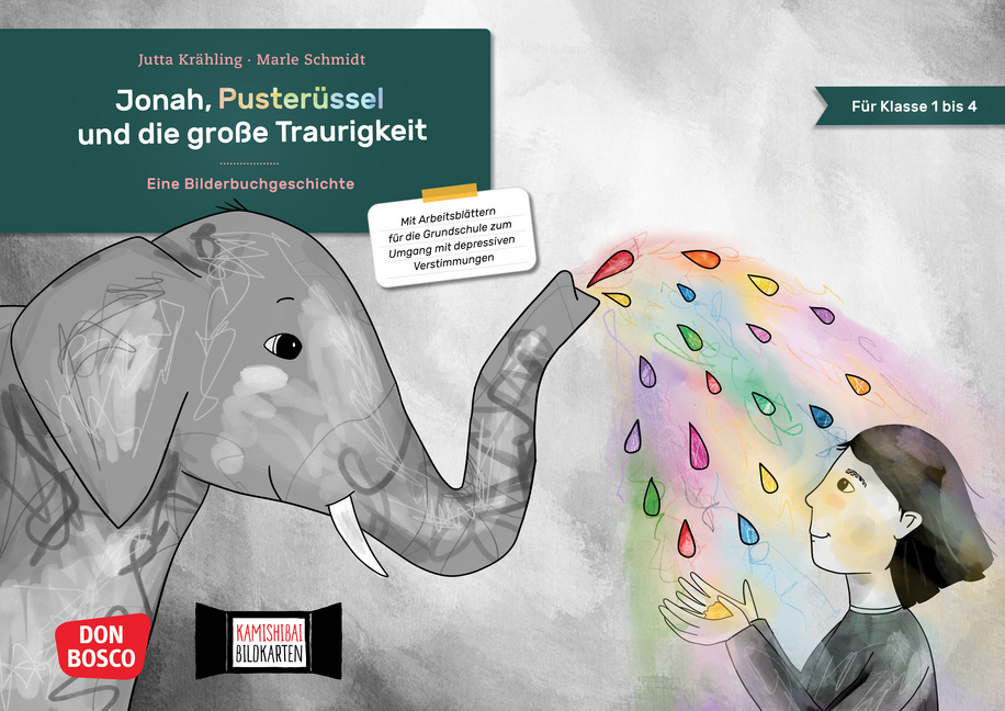 Jonah, Pusterüssel und die große Traurigkeit. Kamishibai Bildkartenset Jonah, Pusterüssel und die große Traurigkeit. Kamishibai Bildkartenset von Don Bosco Medien