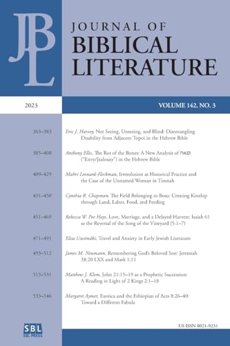 Journal of Biblical Literature 142.3 (2023) von SBL Press