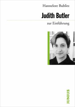Judith Butler zur Einführung von Junius Verlag