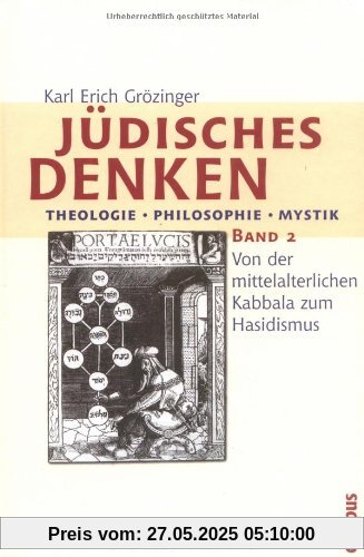 Jüdisches Denken. Theologie - Philosophie - Mystik: Band 2: Von der mittelalterlichen Kabbala zum Hasidismus