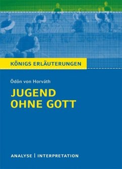 Jugend ohne Gott von Ödön von Horváth. Textanalyse und Interpretation von Bange