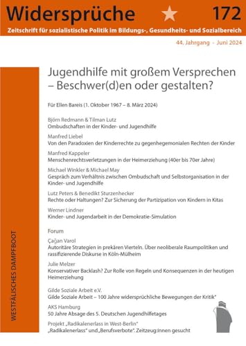 Jugendhilfe mit großem Versprechen: Beschwer(d)en oder gestalten (Widersprüche. Zeitschrift für sozialistische Politik im Bildungs-, Gesundheits- und Sozialbereich) von Westfaelisches Dampfboot