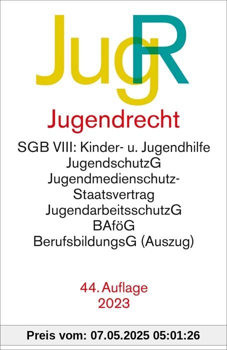 Jugendrecht: Rechtsstand: 1. Januar 2023 (Beck-Texte im dtv)