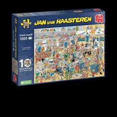 Jumbo 1110100028 - Jan van Haasteren, Studio 10 Years, Comic-Puzzle, 1000 Teile von Jumbo Spiele