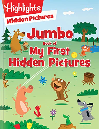 Jumbo Book of My First Hidden Pictures: 115+ Hidden Pictures Puzzles in Highlights Activity Book, Seek and Find Puzzles for Kids 3+ (Highlights Jumbo Books & Pads)
