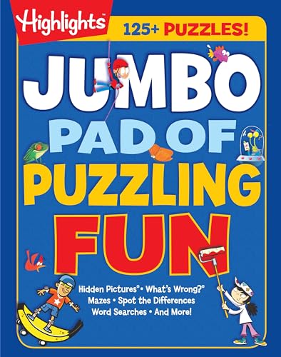 Jumbo Pad of Puzzling Fun: 125+ Puzzles! (Highlights Jumbo Books & Pads)