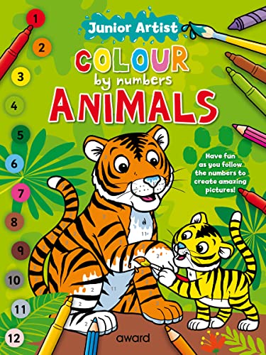 Junior Artist Colour By Numbers: Animals von Award Publications Ltd