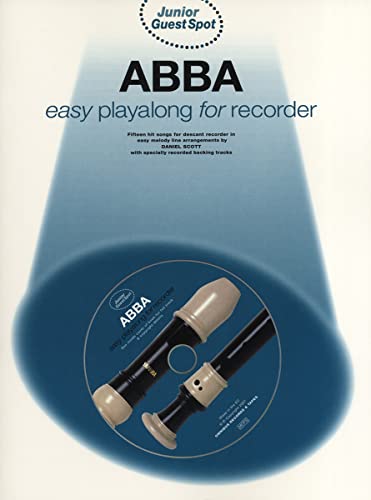 Junior Guest Spot: Abba - Easy Playalong (Recorder): Songbook, Play-Along