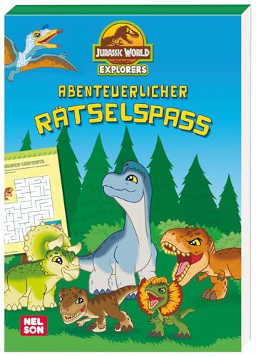 Jurassic World Explorers: Abenteuerlicher Rätselspaß: Dinosaurier-Rätselblock für Kinder ab 3 Jahren mit Labyrinthen, Suchbildern, Denkspielen und Sachwissen Jurassic World Explorers: Abenteuerlicher Rätselspaß: Dinosaurier-Rätselblock für Kinder ab 3 Jahren mit Labyrinthen, Suchbildern, Denkspielen und Sachwissen von Nelson