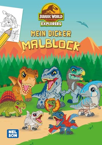 Jurassic World Explorers: Mein dicker Malblock Jurassic World Explorers: Mein dicker Malblock von Nelson