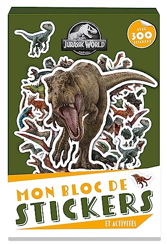 Jurassic World - Mon bloc de stickers et activités: Avec 450 stickers