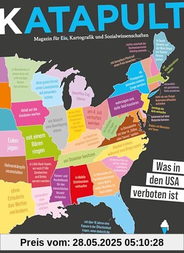 KATAPULT Magazin Ausgabe 32: Was in den USA verboten ist