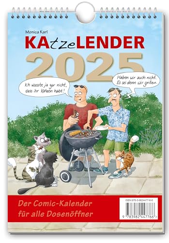 KAtzeLENDER 2025: Der Comic-Kalender für alle Dosenöffner