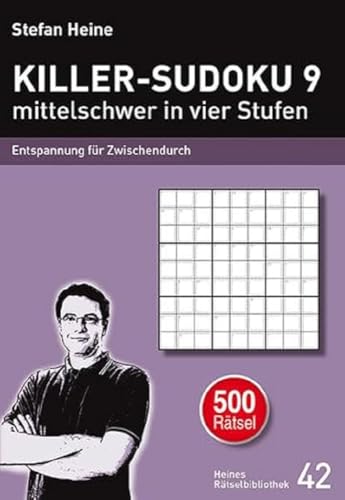 KILLER-SUDOKU 9 - mittelschwer in vier Stufen: Entspannung für Zwischendurch