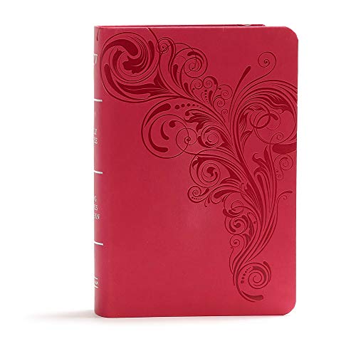 KJV Large Print Compact Reference Bible, Pink Leathertouch: King James Version, Pink LeatherTouch, Reference Bible von Holman Bibles