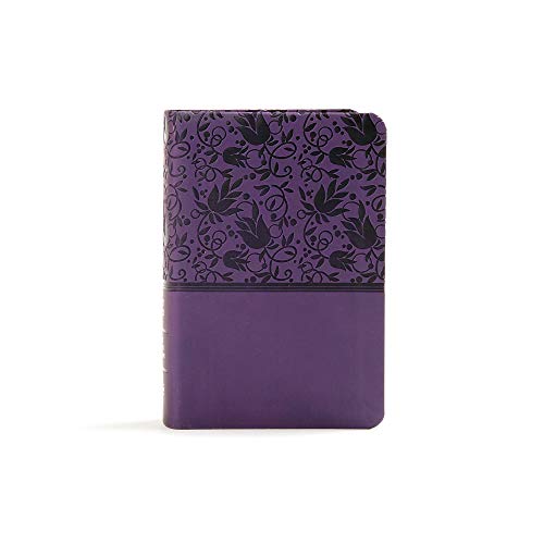 KJV Large Print Compact Reference Bible, Purple Leathertouch: King James Version, Purple, Leathertouch
