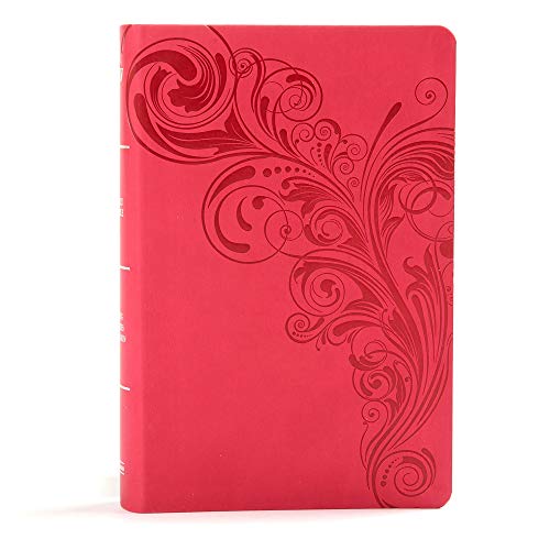 KJV Large Print Personal Size Reference Bible, Pink Leathertouch von Holman Bibles