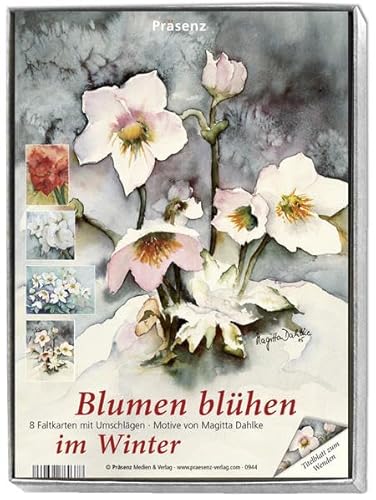 KK-Box Blumen blühen im Winter: 8 Faltkarten mit Umschlägen von Magitta Dahlke von Präsenz Medien & Verlag