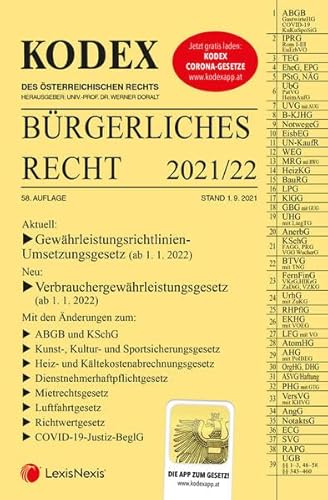KODEX Bürgerliches Recht 2021/22 - inkl. App