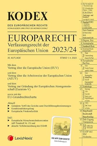 KODEX EU-Verfassungsrecht (Europarecht) 2023/24 - inkl. App von LexisNexis ARD ORAC