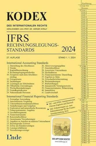 KODEX IFRS - Rechnungslegungsstandards 2024 (Kodex des Internationalen Rechts)