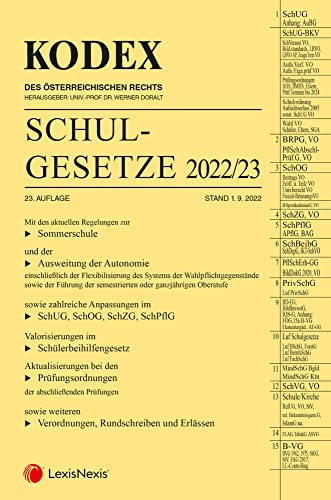 KODEX Schulgesetze 2022/23