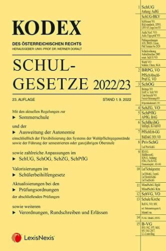 KODEX Schulgesetze 2022/23