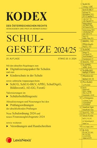 KODEX Schulgesetze 2024/25 KODEX Schulgesetze 2024/25 von LexisNexis ARD ORAC