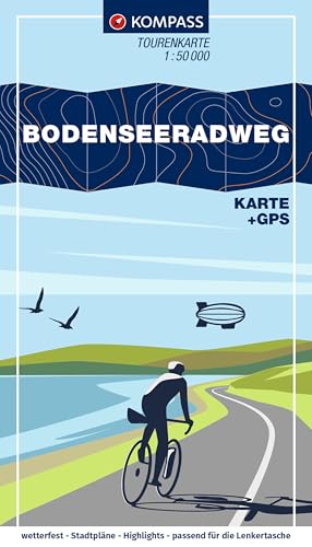 KOMPASS Fahrrad-Tourenkarte Bodenseeradweg 1:50.000: Leporello Karte, reiß- und wetterfest KOMPASS Fahrrad-Tourenkarte Bodenseeradweg 1:50.000: Leporello Karte, reiß- und wetterfest von KOMPASS-KARTEN
