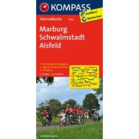 KOMPASS Fahrradkarte 3066 Marburg - Schwalmstadt - Alsfeld 1:70.000