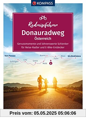 KOMPASS RadReiseFührer Donauradweg Österreich (KOMPASS-Fahrradführer, Band 6914)