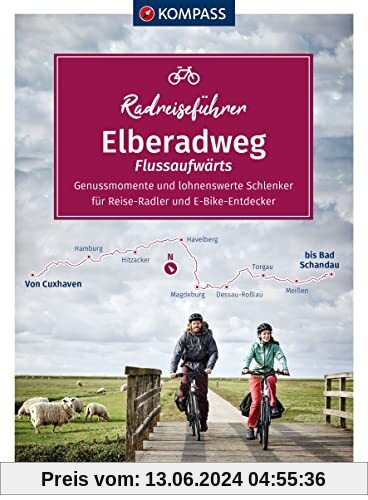 KOMPASS RadReiseFührer Erlebnis Elberadweg (KOMPASS-Fahrradführer, Band 6911)