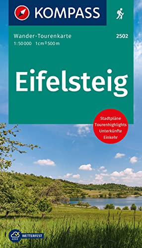 KOMPASS Wander-Tourenkarte Eifelsteig 1:50.000: Leporello Karte, reiß- und wetterfest KOMPASS Wander-Tourenkarte Eifelsteig 1:50.000: Leporello Karte, reiß- und wetterfest