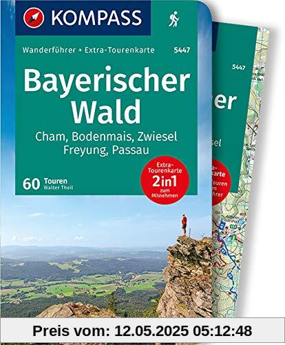 KOMPASS Wanderführer Bayerischer Wald: Wanderführer mit Extra-Tourenkarte, 60 Touren, GPX-Daten zum Download KOMPASS Wanderführer Bayerischer Wald: Wanderführer mit Extra-Tourenkarte, 60 Touren, GPX-Daten zum Download