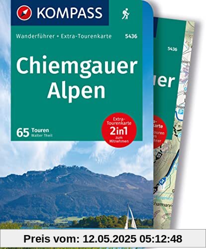 KOMPASS Wanderführer Chiemgauer Alpen, 65 Touren: mit Extra-Tourenkarte, GPX-Daten zum Download KOMPASS Wanderführer Chiemgauer Alpen, 65 Touren: mit Extra-Tourenkarte, GPX-Daten zum Download