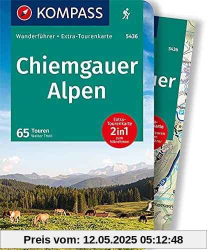 KOMPASS Wanderführer Chiemgauer Alpen: Wanderführer mit Extra-Tourenkarte 1:35.000, 65 Touren, GPX-Daten zum Download KOMPASS Wanderführer Chiemgauer Alpen: Wanderführer mit Extra-Tourenkarte 1:35.000, 65 Touren, GPX-Daten zum Download
