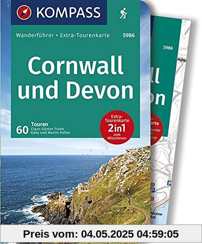 KOMPASS Wanderführer Cornwall und Devon: Wanderführer mit Extra-Tourenkarte 1:50000, 60 Touren, GPX-Daten zum Download. KOMPASS Wanderführer Cornwall und Devon: Wanderführer mit Extra-Tourenkarte 1:50000, 60 Touren, GPX-Daten zum Download.