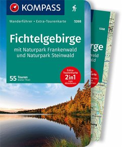 KOMPASS Wanderführer Fichtelgebirge mit Naturpark Frankenwald und Naturpark Steinwald, 55Touren von Kompass-Karten