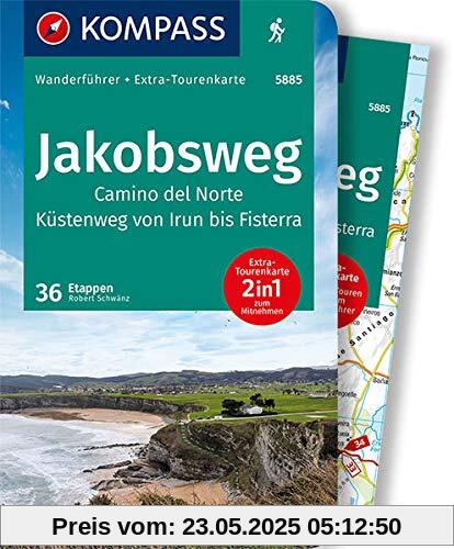 KOMPASS Wanderführer Jakobsweg Camino del Norte: Wanderführer mit Extra-Tourenkarte 1:50.000, 60 Touren, GPX-Daten zum Download KOMPASS Wanderführer Jakobsweg Camino del Norte: Wanderführer mit Extra-Tourenkarte 1:50.000, 60 Touren, GPX-Daten zum Download