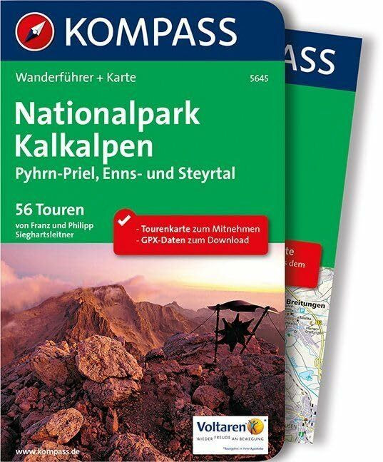 KOMPASS Wanderführer Nationalpark Kalkalpen - Pyhrn-Priel, Enns- und Steyrtal: Wanderführer mi...