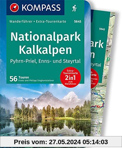 KOMPASS Wanderführer Nationalpark Kalkalpen - Pyhrn-Priel, Enns- und Steyrtal: Wanderführer mit Extra-Tourenkarte 1:35.000, 55 Touren, GPX-Daten zum Download