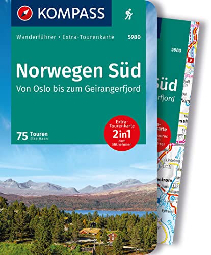 KOMPASS Wanderführer Norwegen Süd, Von Oslo bis zum Geirangerfjord, 75 Touren mit Extra-Tourenkarte: GPS-Daten zum Download KOMPASS Wanderführer Norwegen Süd, Von Oslo bis zum Geirangerfjord, 75 Touren mit Extra-Tourenkarte: GPS-Daten zum Download