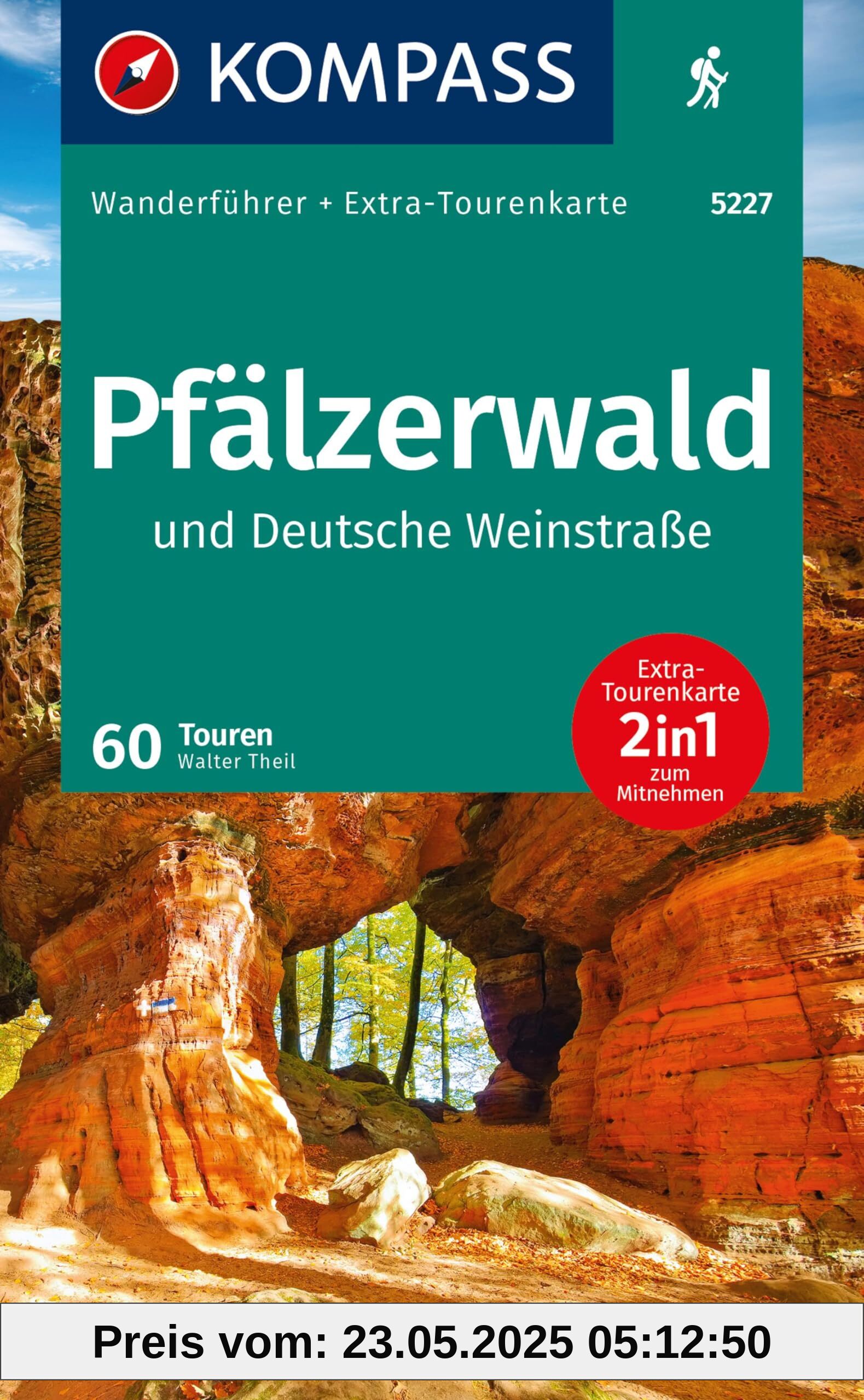 KOMPASS Wanderführer Pfälzerwald und Deutsche Weinstraße, 60 Touren mit Extra-Tourenkarte: GPS-Daten zum Download KOMPASS Wanderführer Pfälzerwald und Deutsche Weinstraße, 60 Touren mit Extra-Tourenkarte: GPS-Daten zum Download