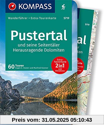 KOMPASS Wanderführer Pustertal und seine Seitentäler, Herausragende Dolomiten: Wanderführer mit Extra-Tourenkarte 1:60.000, 60 Touren, GPX-Daten zum Download. KOMPASS Wanderführer Pustertal und seine Seitentäler, Herausragende Dolomiten: Wanderführer mit Extra-Tourenkarte 1:60.000, 60 Touren, GPX-Daten zum Download.