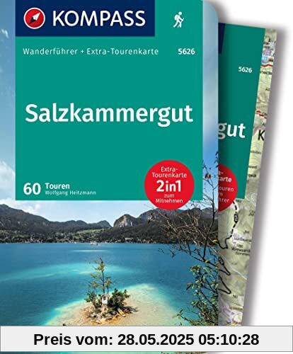 KOMPASS Wanderführer Salzkammergut, 60 Touren: mit Extra-Tourenkarte, GPX-Daten zum Download KOMPASS Wanderführer Salzkammergut, 60 Touren: mit Extra-Tourenkarte, GPX-Daten zum Download