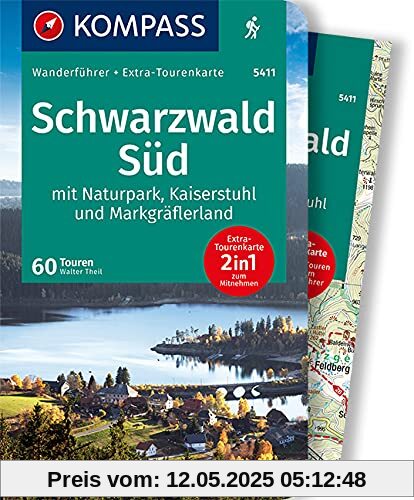 KOMPASS Wanderführer Schwarzwald Süd mit Naturpark, Kaiserstuhl und Markgräflerland: Wanderführer mit Extra-Tourenkarte 1:75.000, 60 Touren, GPX-Daten zum Download. KOMPASS Wanderführer Schwarzwald Süd mit Naturpark, Kaiserstuhl und Markgräflerland: Wanderführer mit Extra-Tourenkarte 1:75.000, 60 Touren, GPX-Daten zum Download.