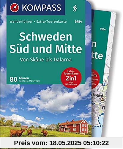 KOMPASS Wanderführer Schweden Süd und Mitte, Von Skåne bis Dalarna: Wanderführer mit Extra-Tourenkarte 1:50000, 80 Touren, GPX-Daten zum Download. KOMPASS Wanderführer Schweden Süd und Mitte, Von Skåne bis Dalarna: Wanderführer mit Extra-Tourenkarte 1:50000, 80 Touren, GPX-Daten zum Download.