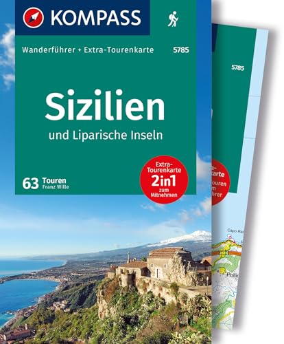 KOMPASS Wanderführer Sizilien und Liparische Inseln, 60 Touren mit Extra-Tourenkarte: GPS-Daten zum Download KOMPASS Wanderführer Sizilien und Liparische Inseln, 60 Touren mit Extra-Tourenkarte: GPS-Daten zum Download